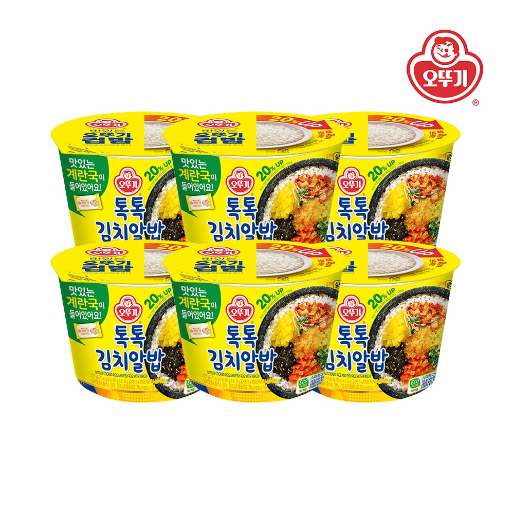 컵밥 톡톡김치알밥(즉석국) 227g*6개