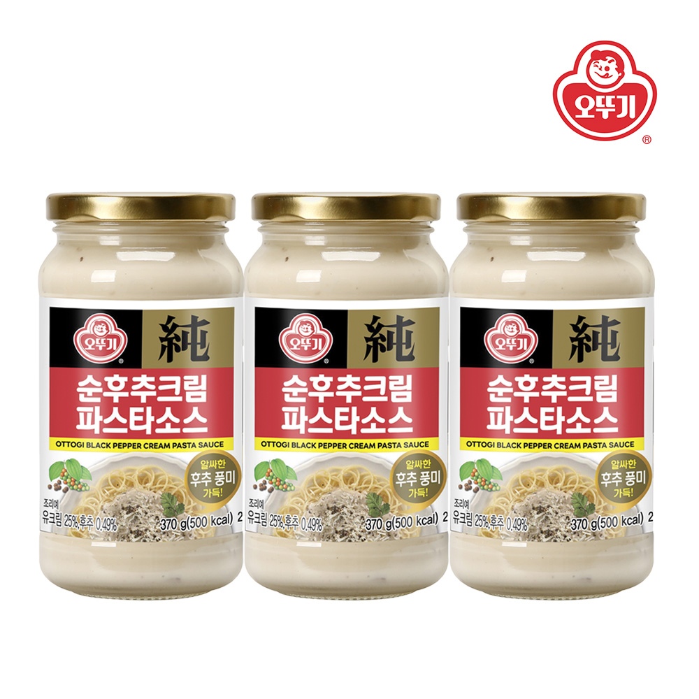 순후추크림 파스타소스 370g*3개 가격 비교 오뚜기 순후추크림 파스타소스 370g*3개