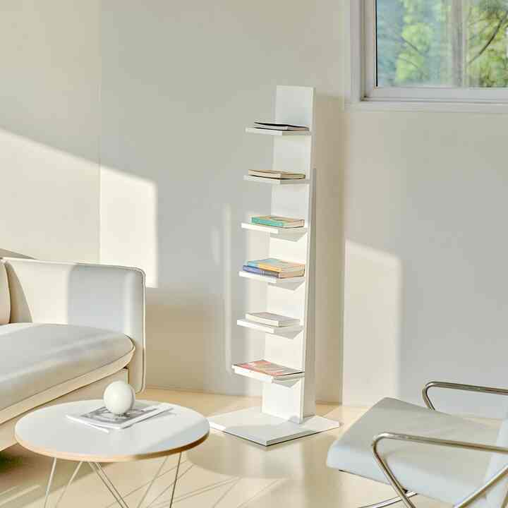 ウッドブックスタンド ブックタワー