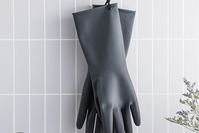 락앤락 데일리 고무장갑 걸이형 32cm 그레이 ETM851