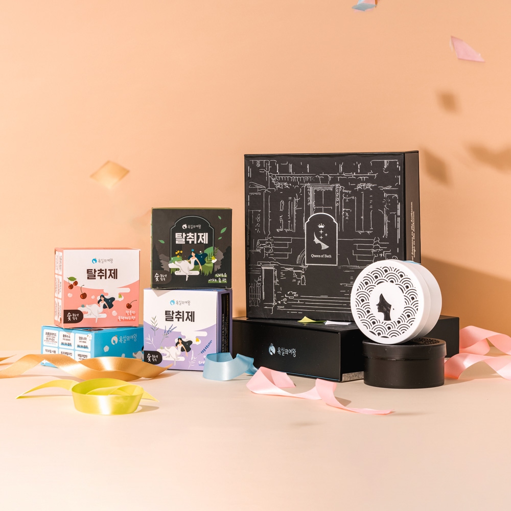 탈취제 4종향 선물세트 집들이 명절 가격 비교 욕실의여왕 탈취제 4종향 선물세트 집들이 명절