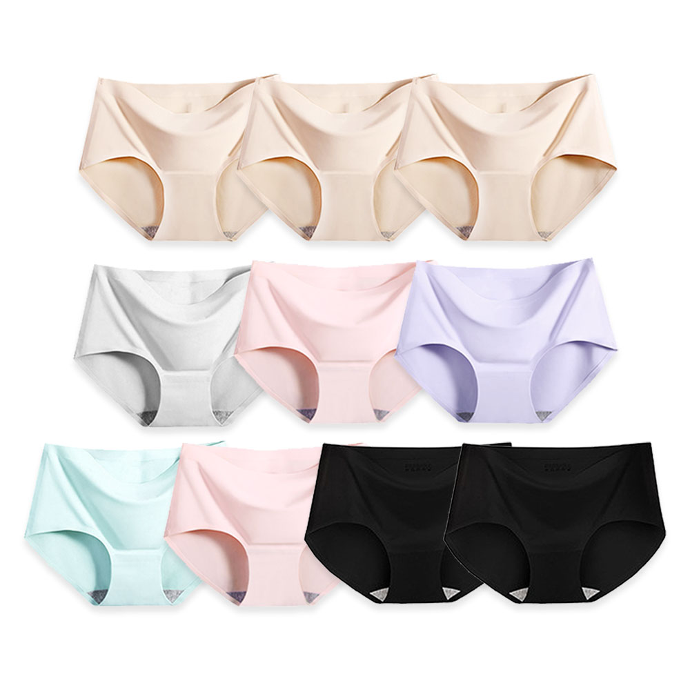 오늘의집 어나더디 노라인 심리스 팬티 삼각 무봉제 이너웨어 10p (6color)