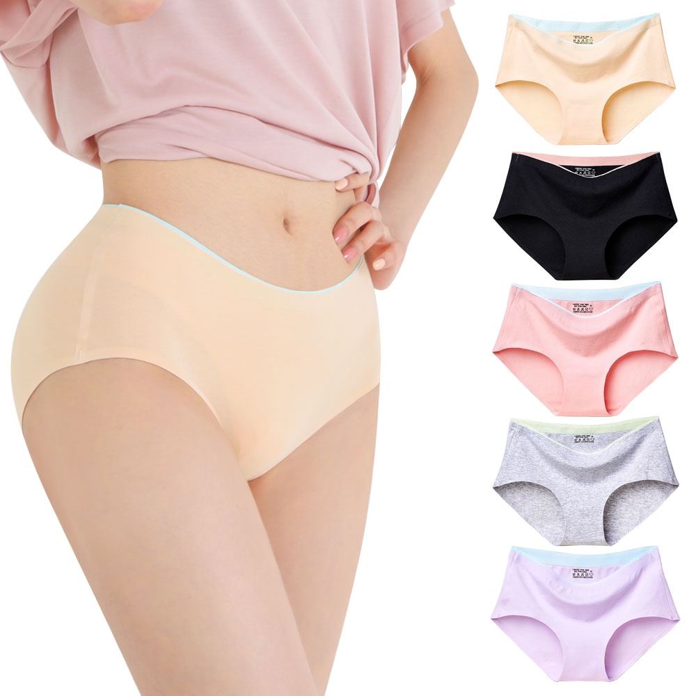 어나더디 노라인 심리스 코튼 팬티 순면 노라인 무봉제 속옷 5p (5color)