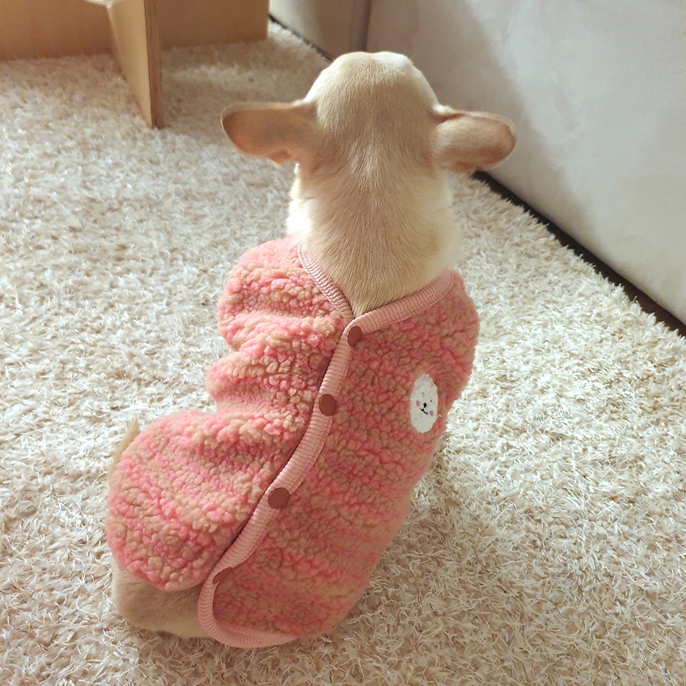 강아지 양털후리스 비숑조끼 가격 비교 당감샵 강아지 양털후리스 비숑조끼