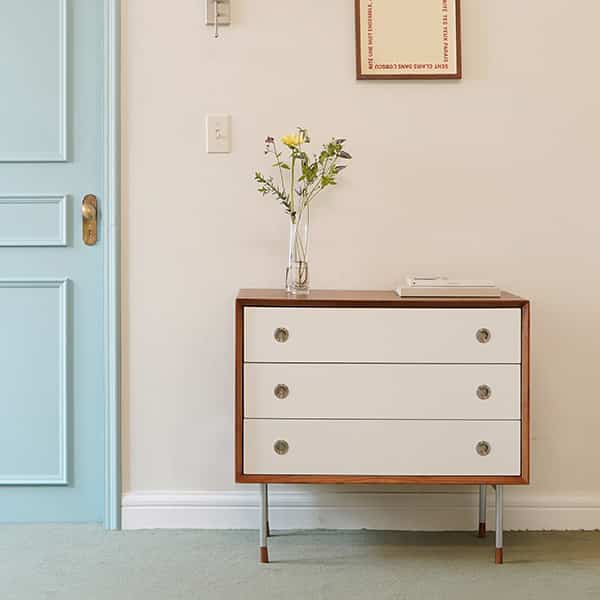 ANDERSON ウッド 3段 チェスト 800