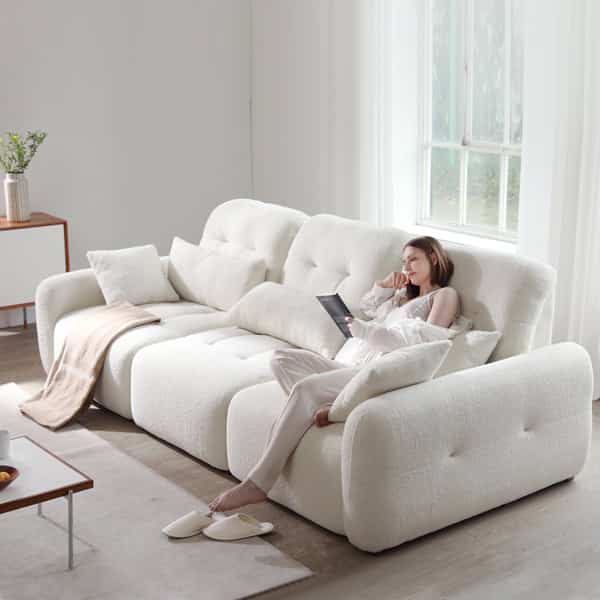 MELLOW スイング 4人掛けモジュールソファ［2色］