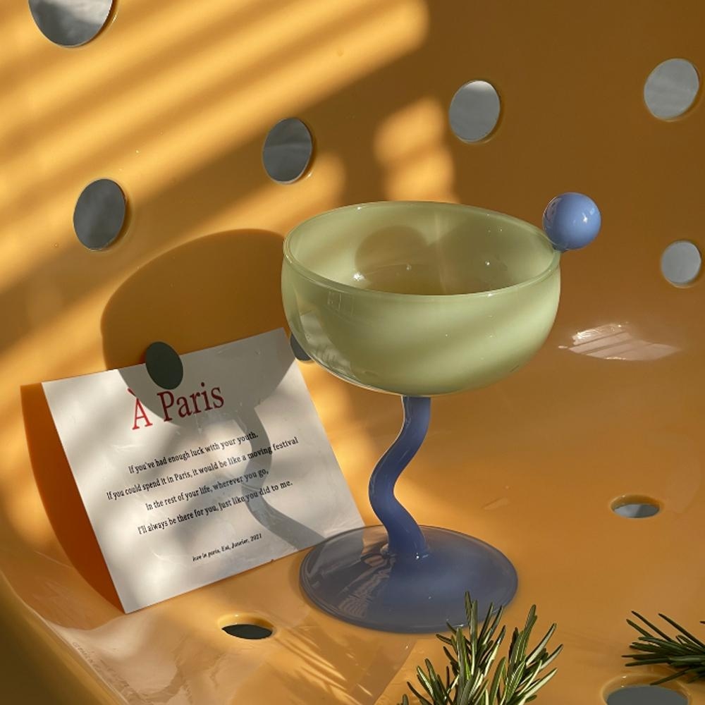 Rome&Glas 버블 고블렛 와인잔 위스키 칵테일 유리컵