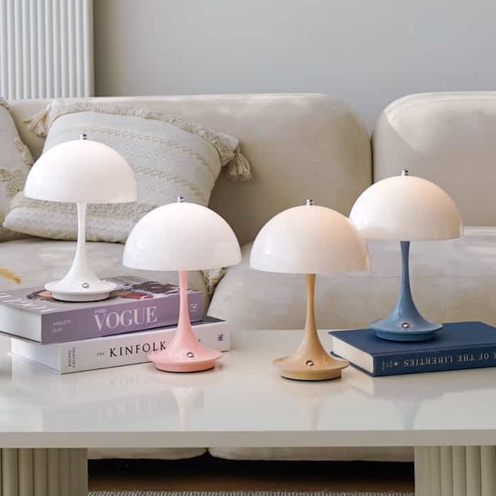 マッシュルーム LED ミニ ポータブルランプ