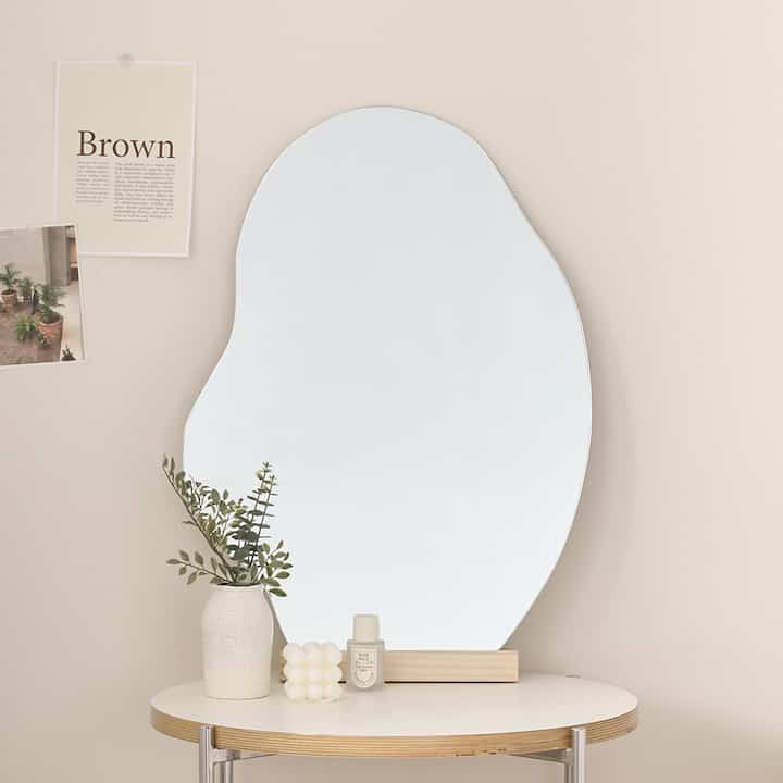 ウェーブ卓上ミラー