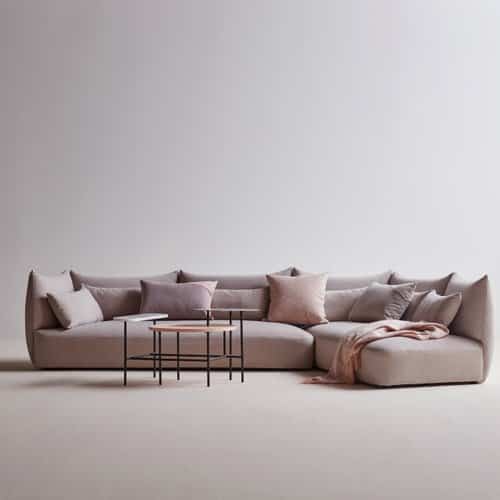 QUERENCIA シングルラウンジ 3人掛けソファ［5色・2種］