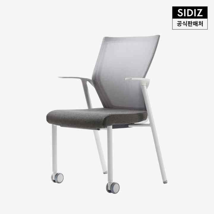 アイブルソウル大学デスクチェア+ステポセットホワイト