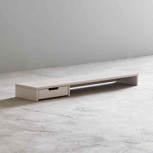 収納型モニター台