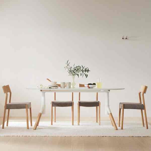 UP MOTION 楕円形 テーブル 160cm