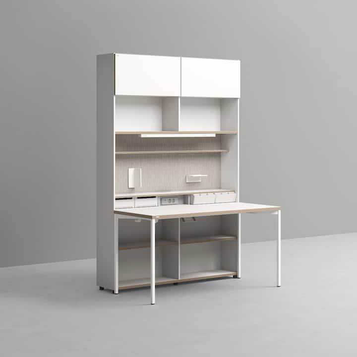 140cm 6段 マルチテーブルセット(照明＋ドアタイプ)  DSDEA1402J