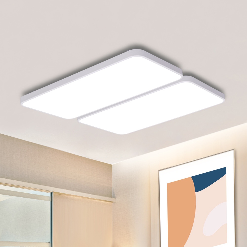 플랜룩스 라운디 LED 거실등 100W 거실 천장 조명 삼성칩 LED등