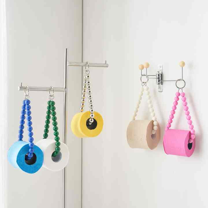 ビーズ トイレットペーパーホルダーケース