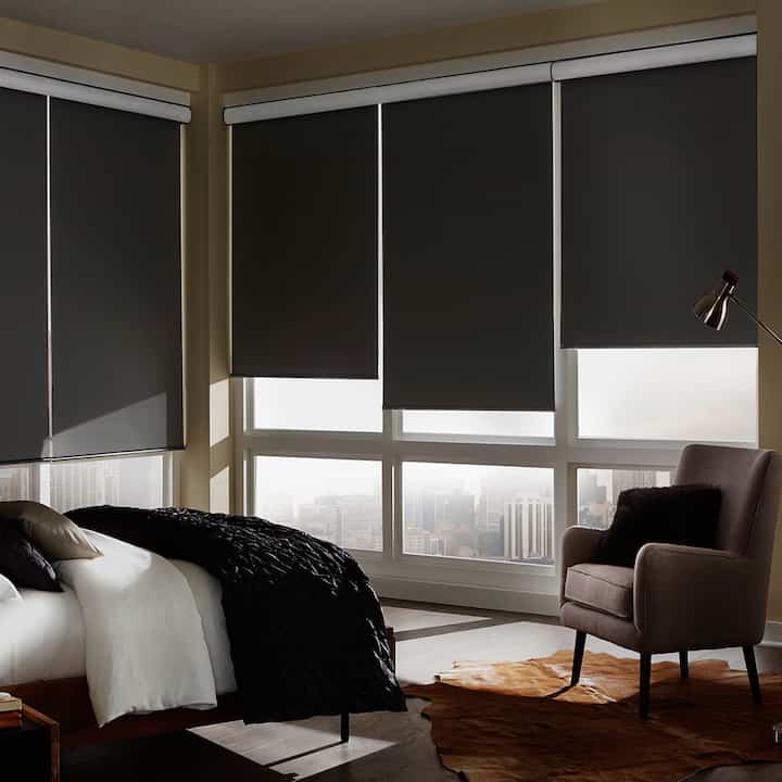 遮光防炎 ブラインド 穴あけ不要［43色］