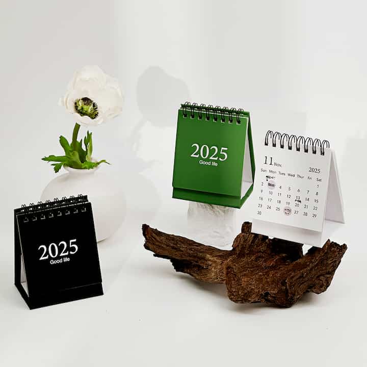 2025 ミニ 卓上カレンダー［3色］