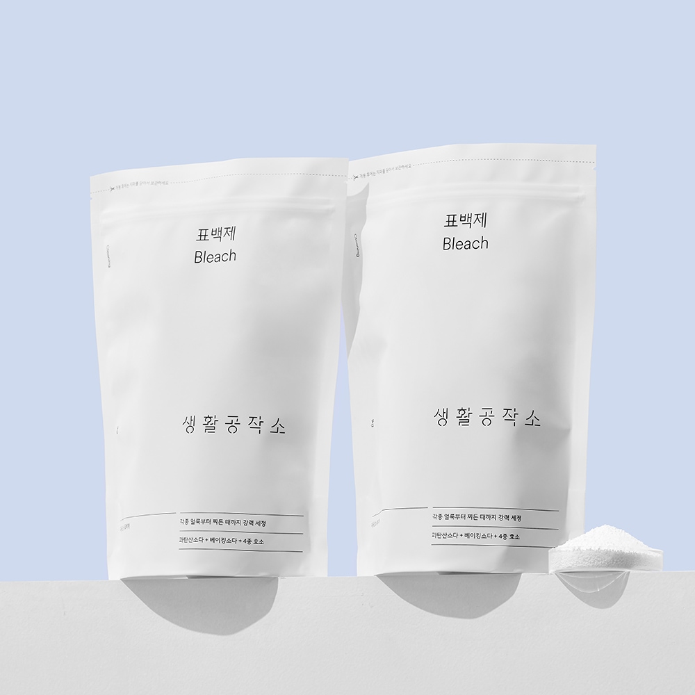 생활공작소 표백제 1kg 2개