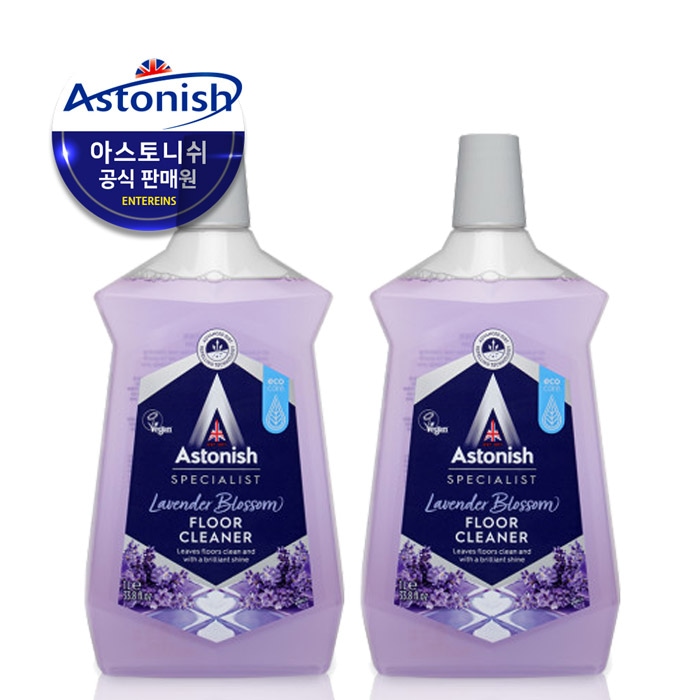 아스토니쉬 바닥클리너 1000ml 2ea 라벤더&시트러스 택 1