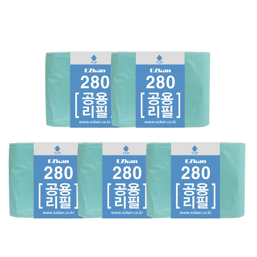 공용리필 280 (25L/27L) 5롤 분리수거함 호환 가격 추이 이지캔 공용리필 280 (25L/27L) 5롤 분리수거함 호환 - 최저가 13,400원