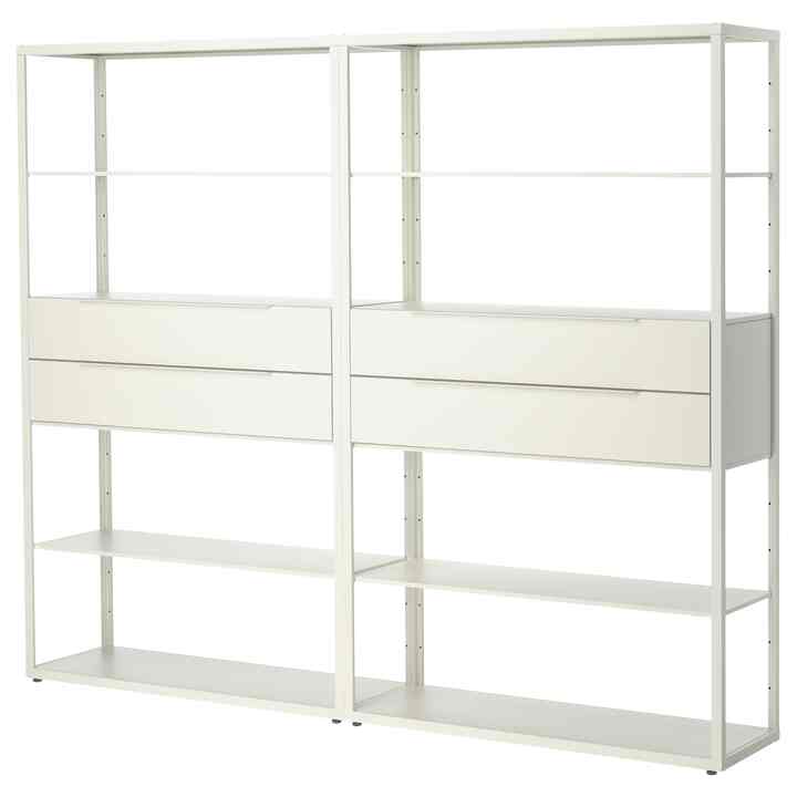 FJÄLKINGE フィェルキンゲ シェルフユニット 引き出し付き