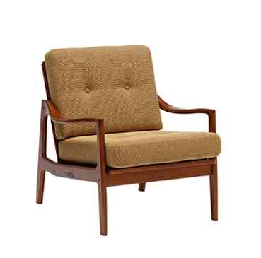 フレームチェア １シーター マスタードイエロー×ウォールナット