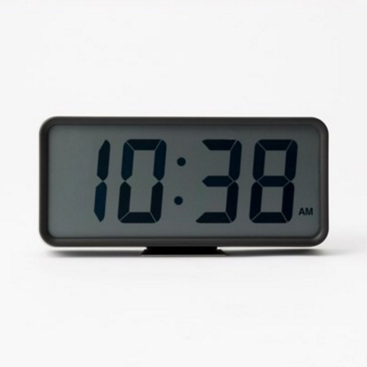 デジタル時計（アラーム機能付） 【2size】 【2colors】