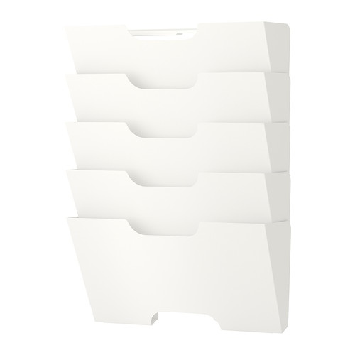 IKEA KVISSLE マガジンラック KVISSLE wall newspaper rack white - IKEA その他