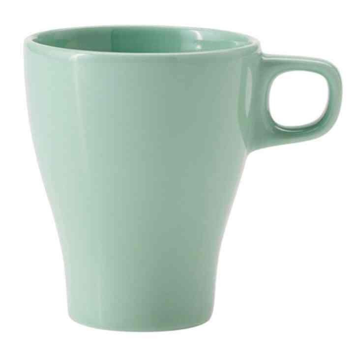 FÄRGRIK, Mug, tembikar putih, 25 cl