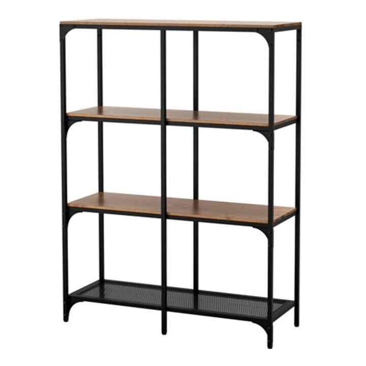 FJÄLLBO, Unit rak, hitam, 51x136 cm