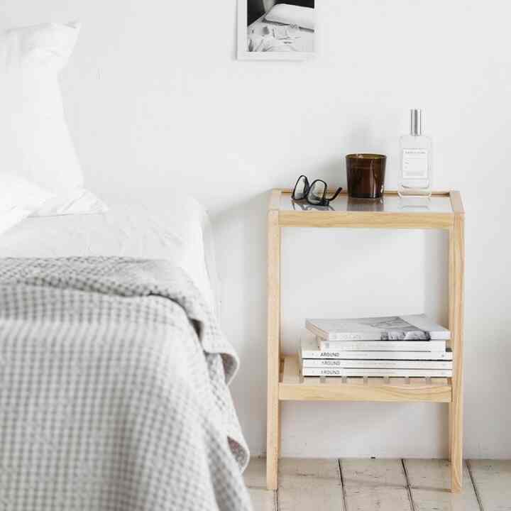 ウッド サイドテーブル・スツール［3色・4種］