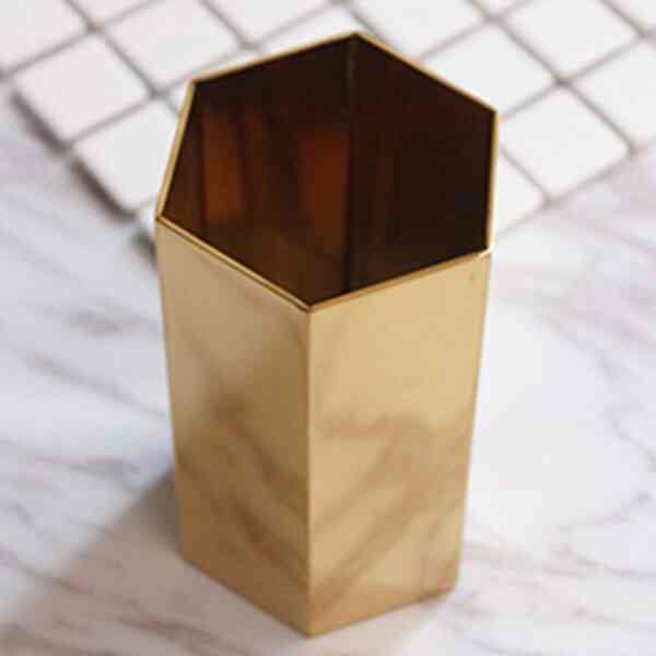 メタルゴールド ペン立て