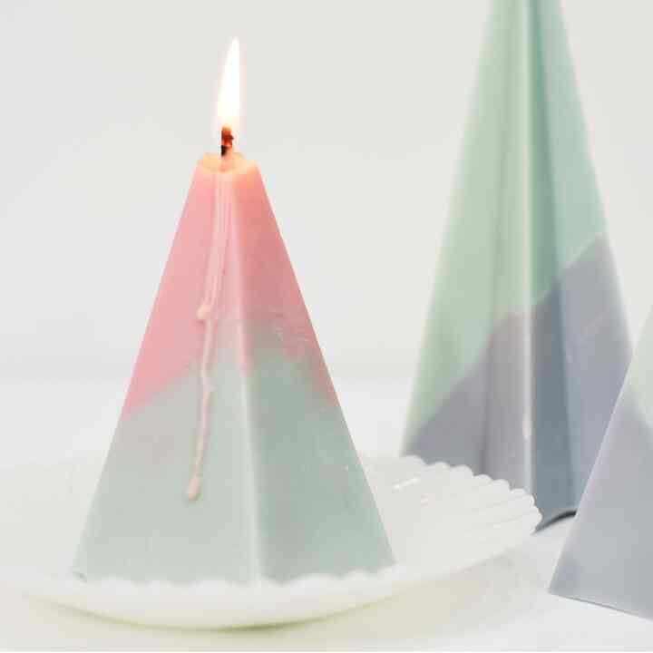 Pentagon candle キャンドル［4色］