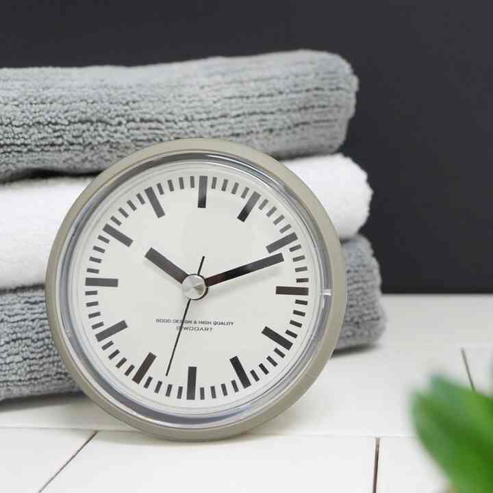 レトロ 浴室 防水時計［2色］
