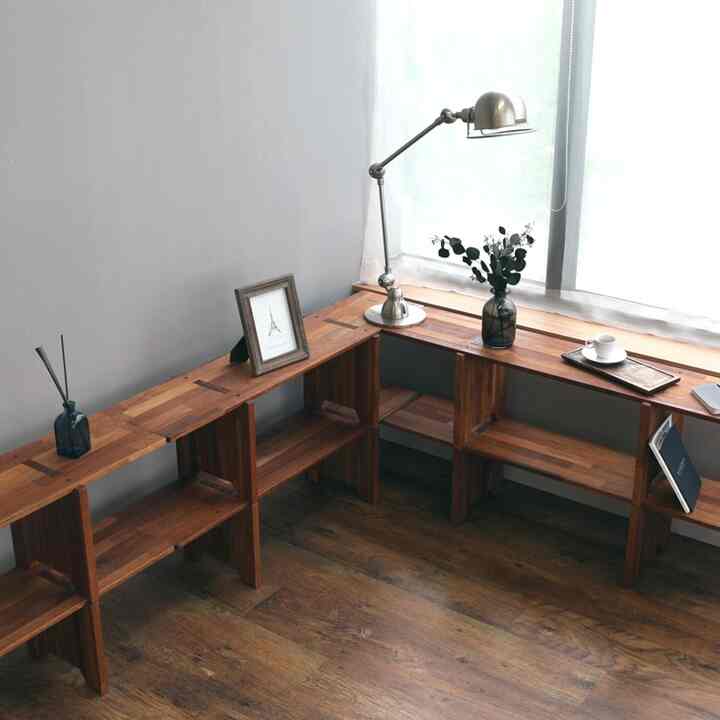 一波萬波 ブックシェルフ［4色］