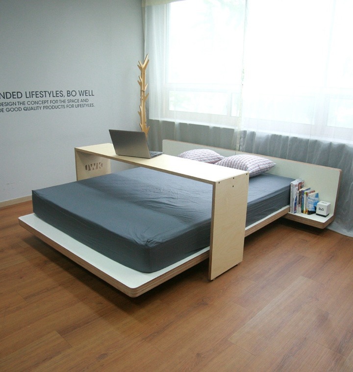 LAZY 원목 베드테이블 3size 가격 비교 JWK LAZY 원목 베드테이블 3size