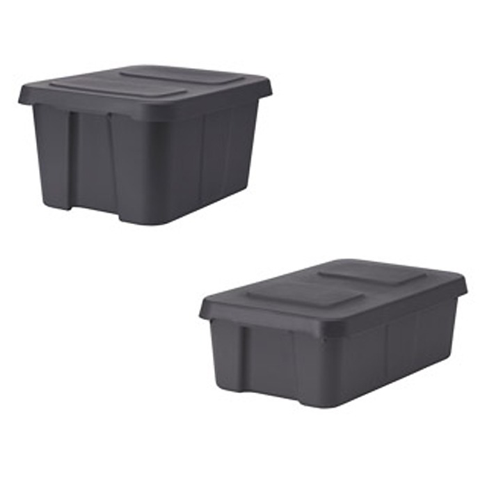 ［製造終了モデル] IKEA ふた付きボックス クレムターレ　3個セット IKEA KLÄMTARE クレムターレ ふた付きボックス | 収納ボックス | Ohouse