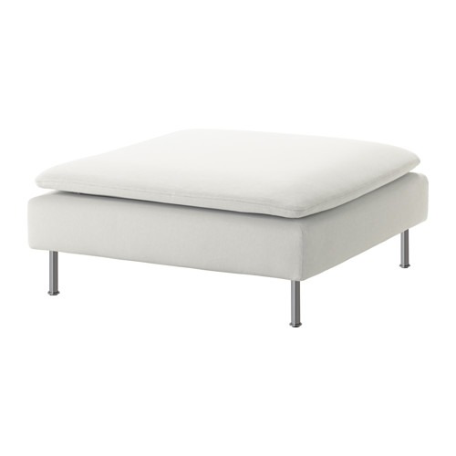 ソーデルハムン　廃盤　フィーンスタホワイト　オットマン　スツール　ライトグレー IKEA SÖDERHAMN ソーデルハムン オットマン［7色］ | ソファ | Ohouse