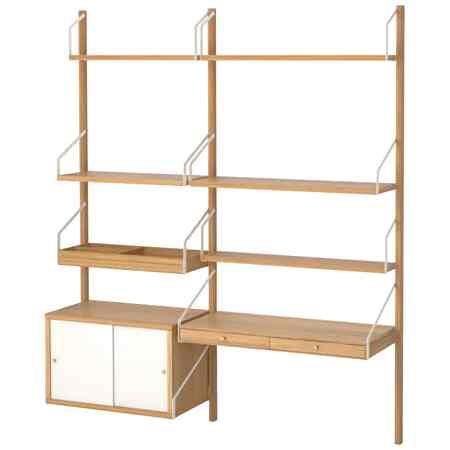 SVALNÄS 壁取り付け式ワークスペースコンビネーション