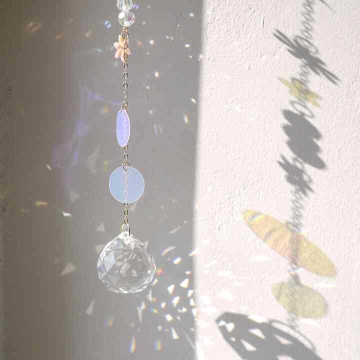Simple Line Crystal Suncatcher クリスタル サンキャッチャー