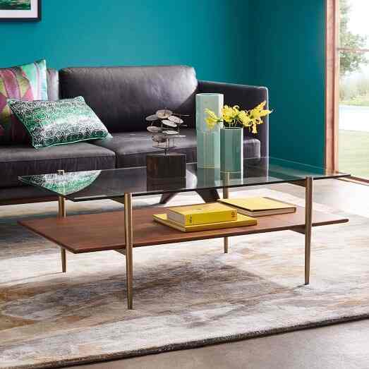 Mid-Century Art Display Coffee Table