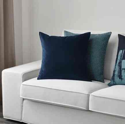 SANELA サネーラ クッションカバー ダークブルー