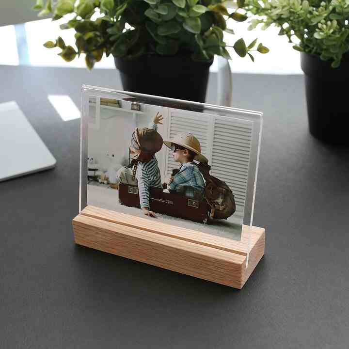 オーク ウッド 卓上フレーム