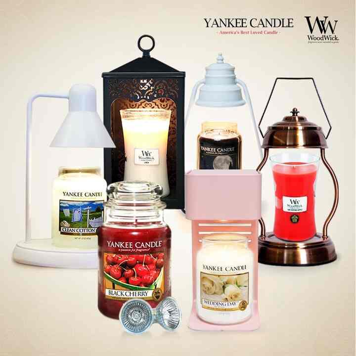 キャンドルウォーマー＆キャンドルジャーL・ウッドウィックキャンドル セット