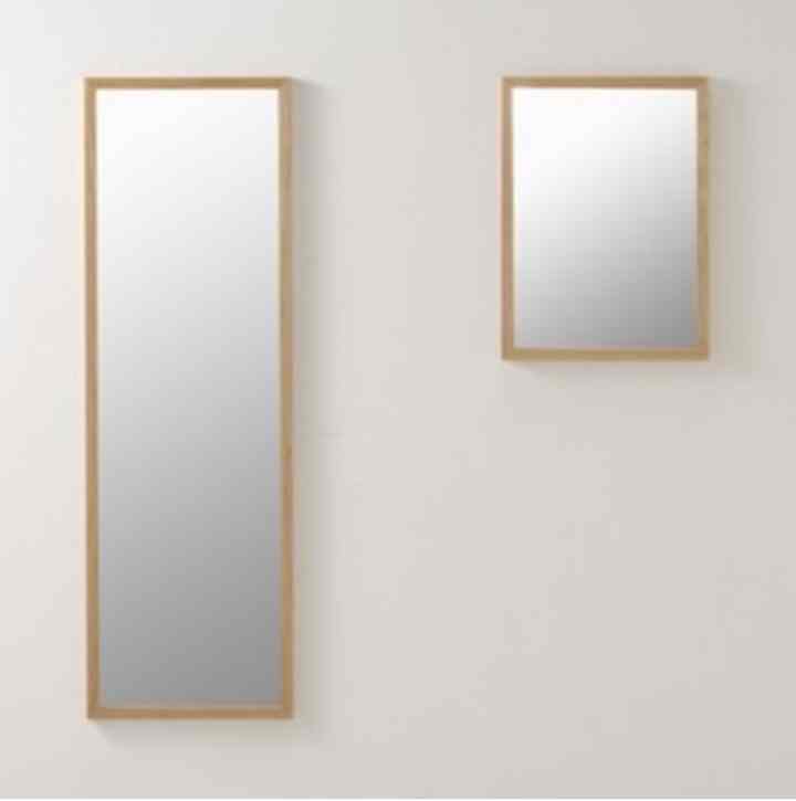 壁に付けられる家具ミラー 中［3色］