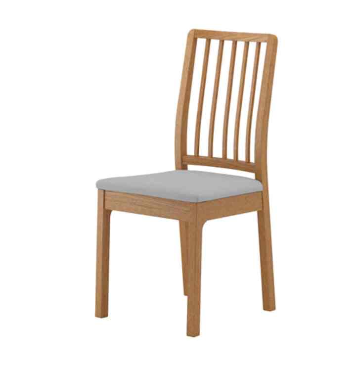 EKEDALEN, Kursi, kayu oak/orrsta abu-abu muda