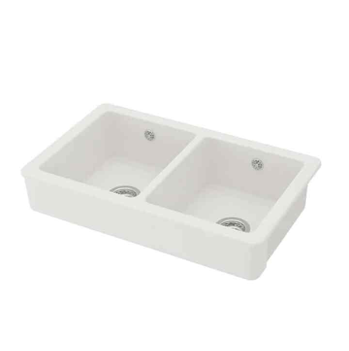 HAVSEN ハーヴセン シンクボウル、2ボウル フロント見せタイプ