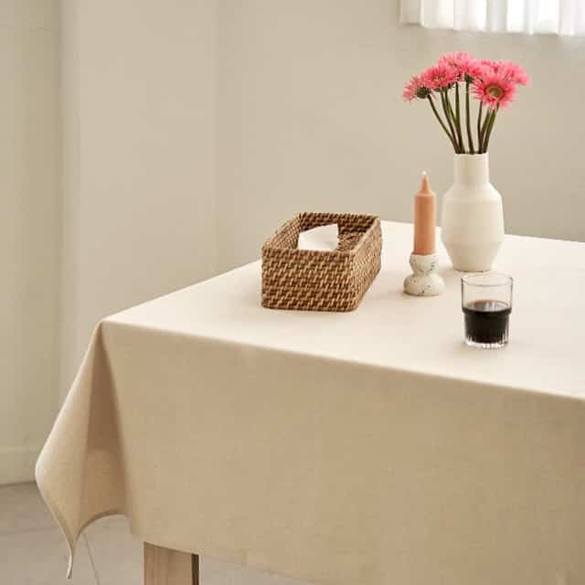Cotton Linen Spillproof Table Cover