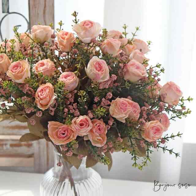 グランデ メルスィー バラ 造花［3色］